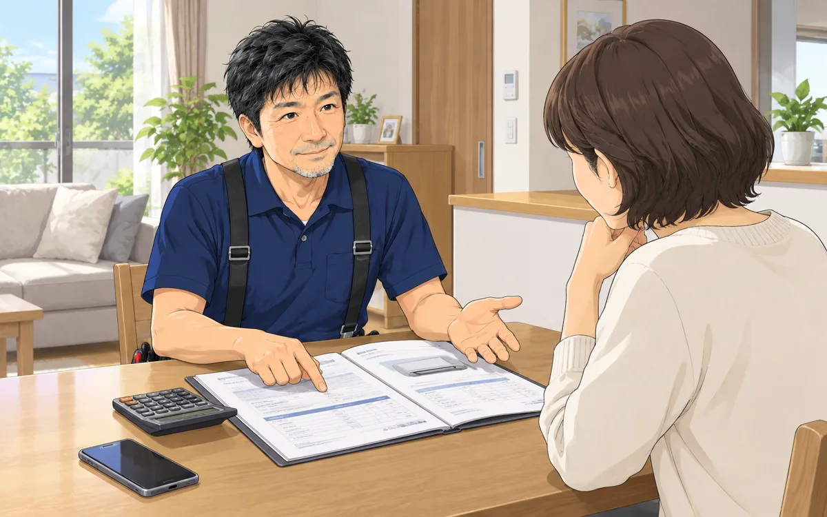 お見積り例の挿絵